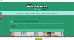 Desktop Screenshot of albergoilparco.com